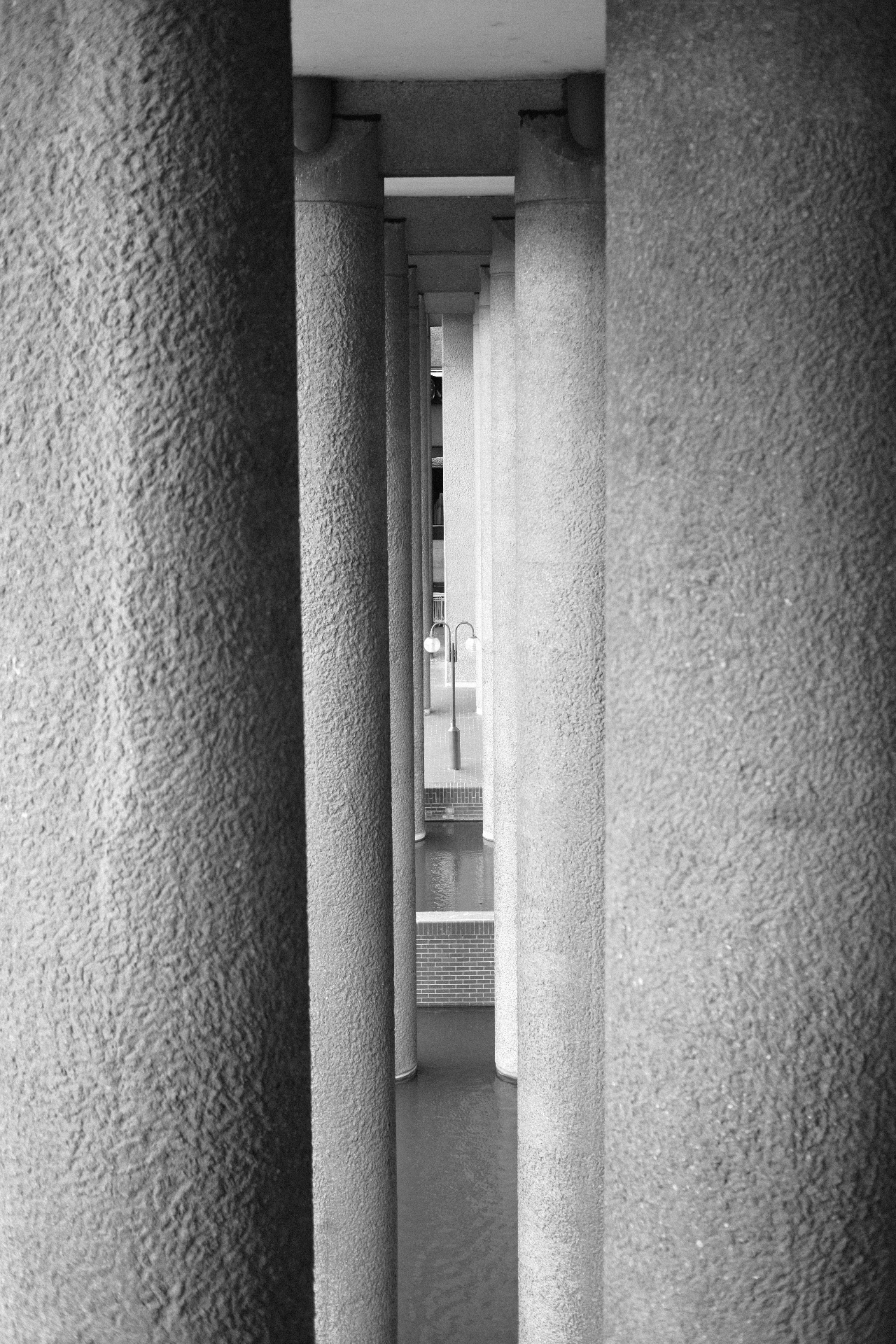 Barbican columns