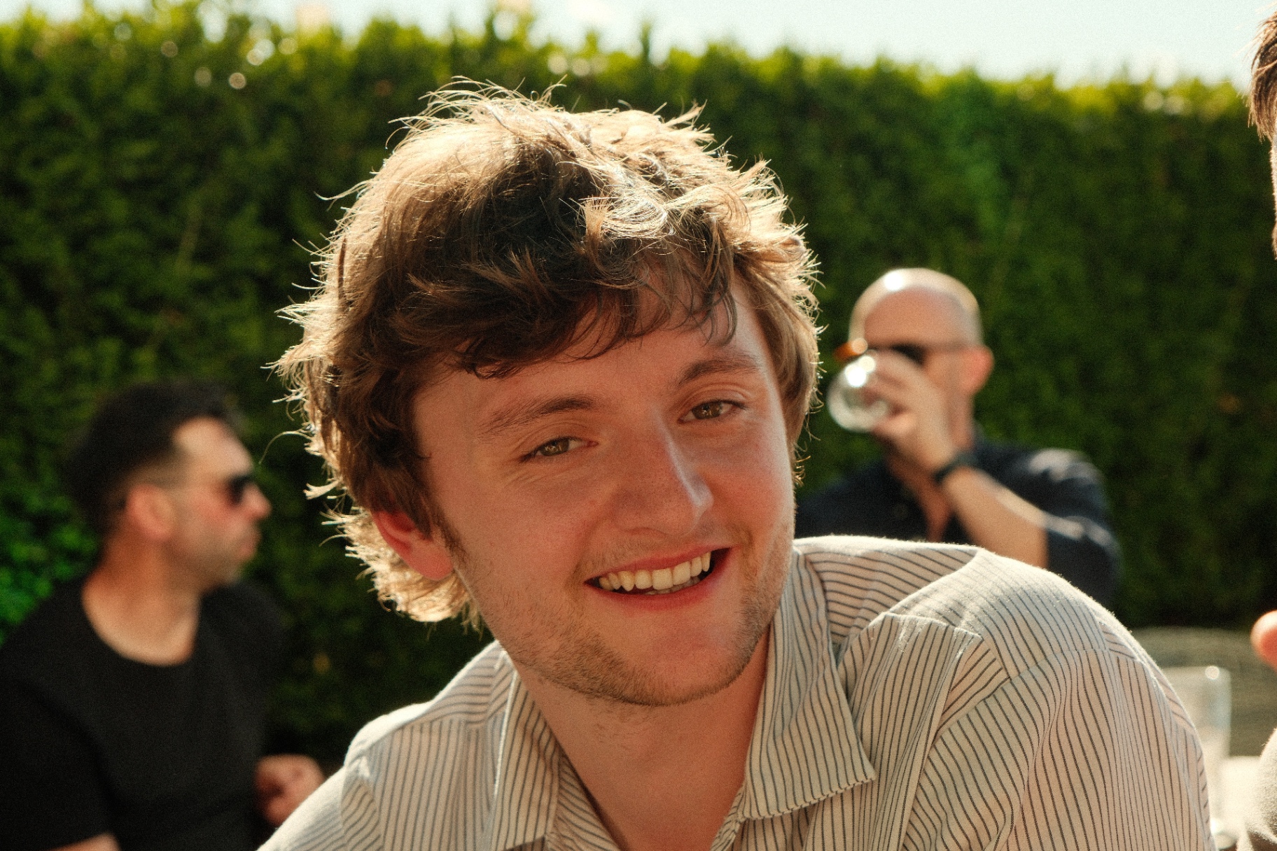 Garden party smile